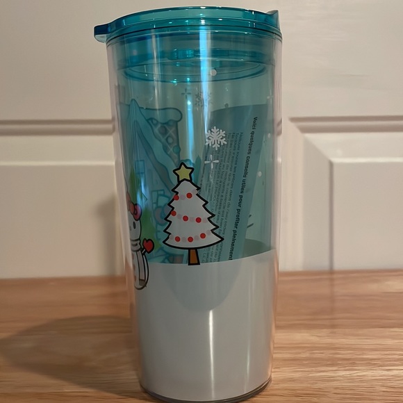 Hello Kitty Christmas/Holiday/Winter 20 oz hard plastic tumbler/cup-NEW - Picture 3 of 10